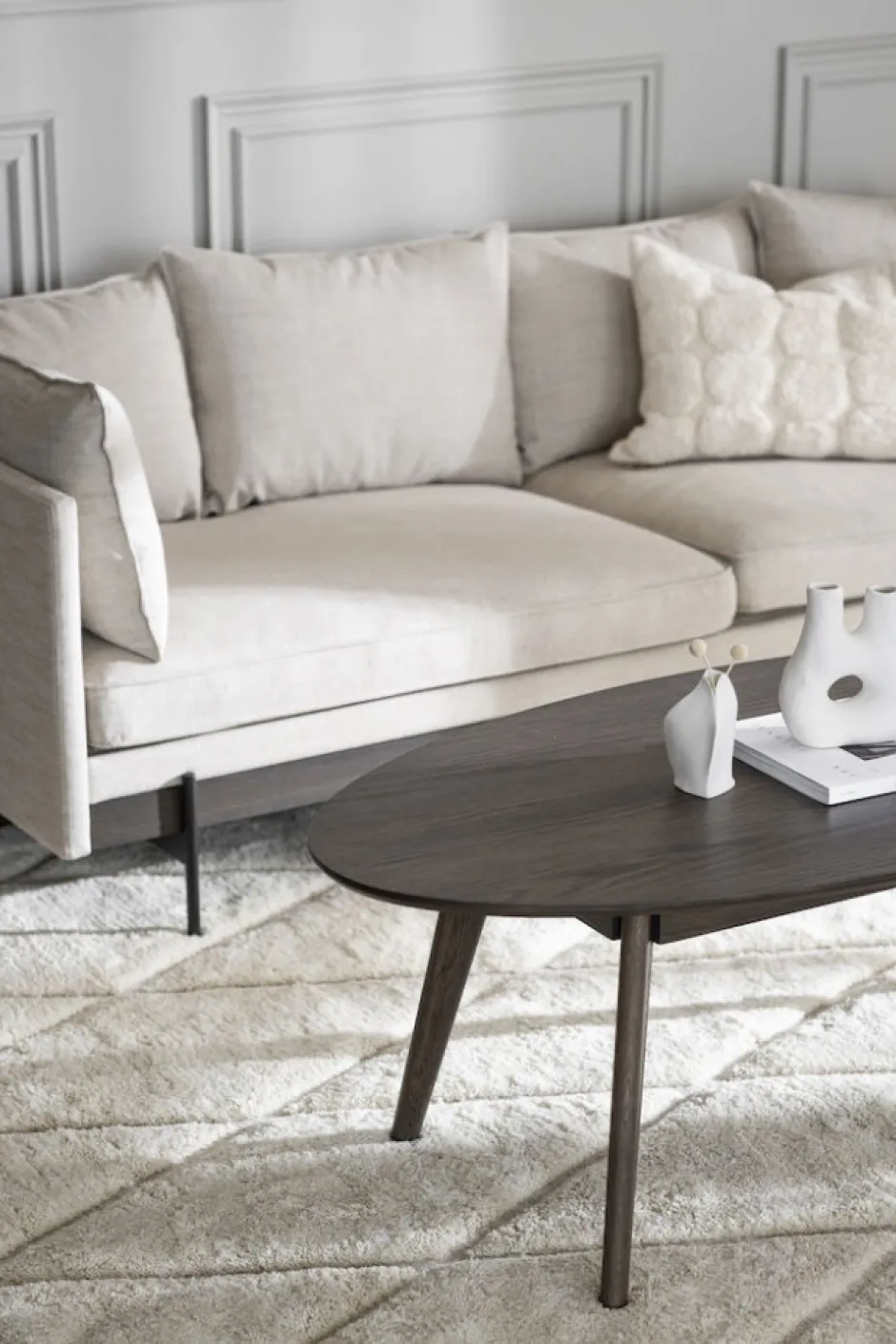 Soffbord|Vardagsrum|Rowico Home Soffbord 'Yumi' 130x65cm - Brun