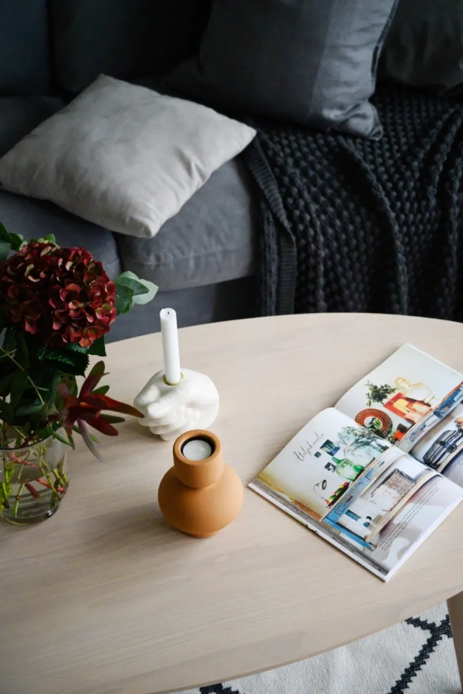 Soffbord|Vardagsrum|Rowico Home Soffbord 'Yumi' 130x65cm - Vitpigmenterad