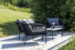Utegrupper|Uteplats|Garden Prestige Soffgrupp 'Gaeta' - Svart