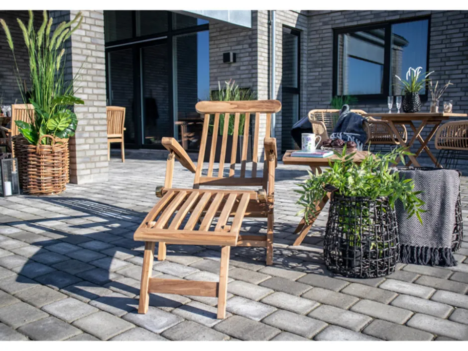 Solstolar & Solsängar|Garden Prestige Solstol 'Arrecife' - Teak