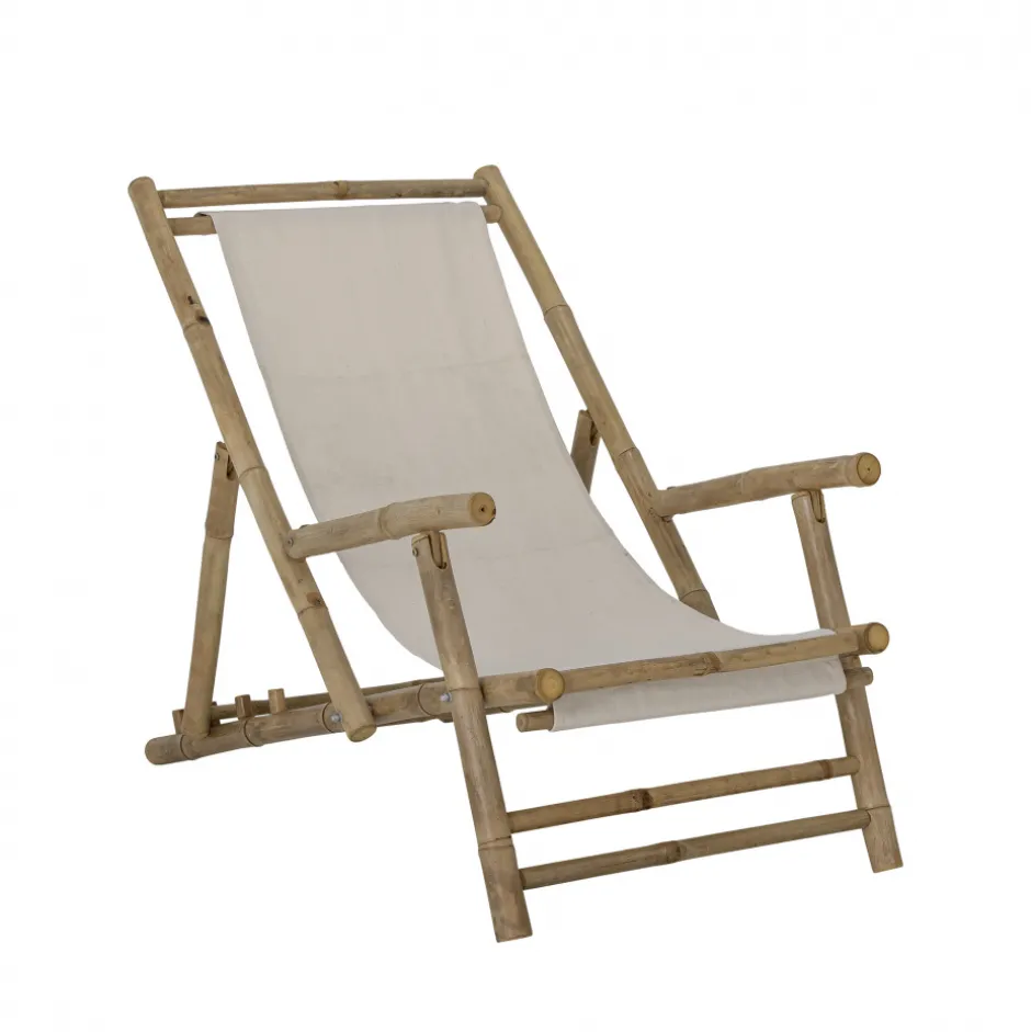Utemöbler|Solstolar & Solsängar|Bloomingville Solstol 'Korfu' - Bambu