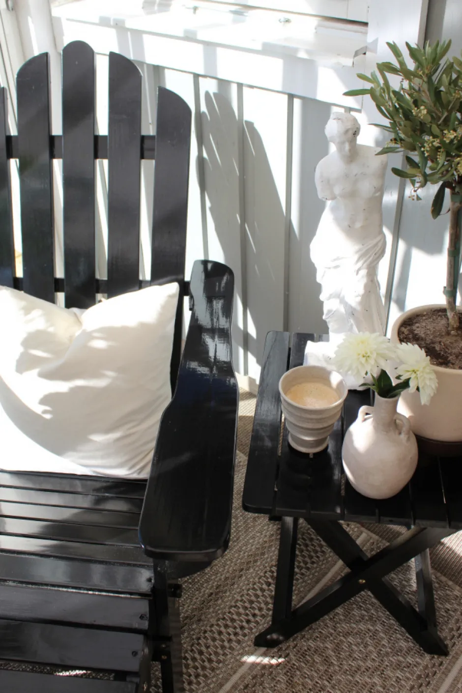 Utemöbler|Solstolar & Solsängar|Garden Prestige Solstol 'Lounge' - Svart