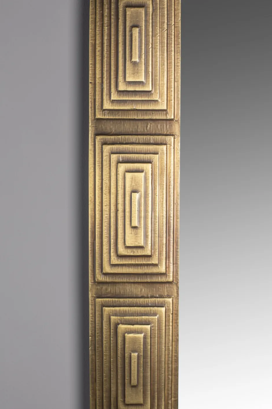 Speglar|Hall|Dutchbone Spegel 'Volan' 110x70cm - Mässing