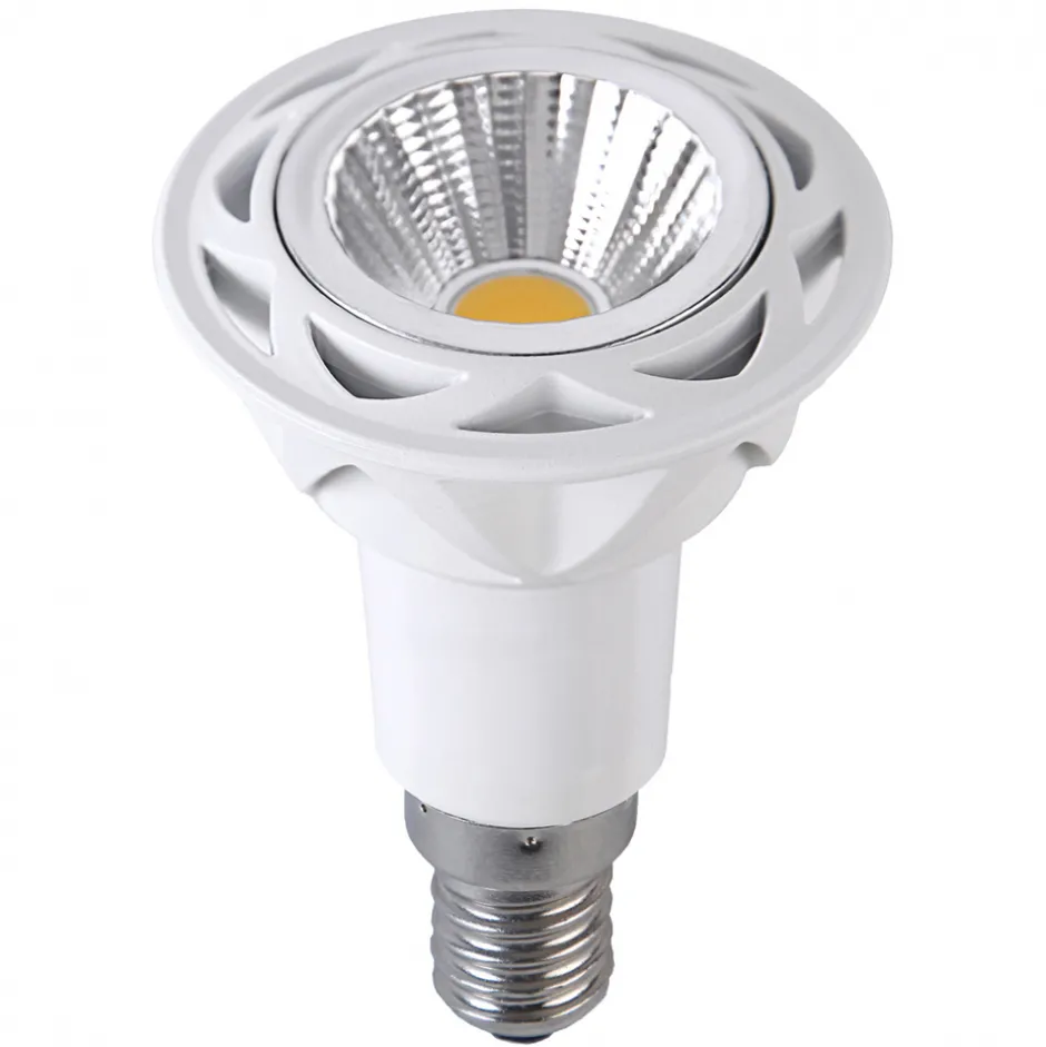 Ljuskällor|Lamptillbehör|Globen Lighting Spotlampa 'E14 LED 50 mm' - Klar/Vit