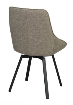Stolar|Kök|Rowico Home Stol 'Alison' - Mörkbeige/svart