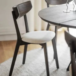 Stolar|Kök|Rowico Home Stol 'Ami' - Brun/ Beige