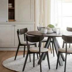 Stolar|Kök|Rowico Home Stol 'Ami' - Brun/ Beige