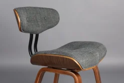 Stolar Vintage|Stolar|Dutchbone Stol 'Blackwood' - Grå