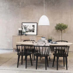 Stolar|Kök|Rowico Home Stol 'Carmen' - Svart