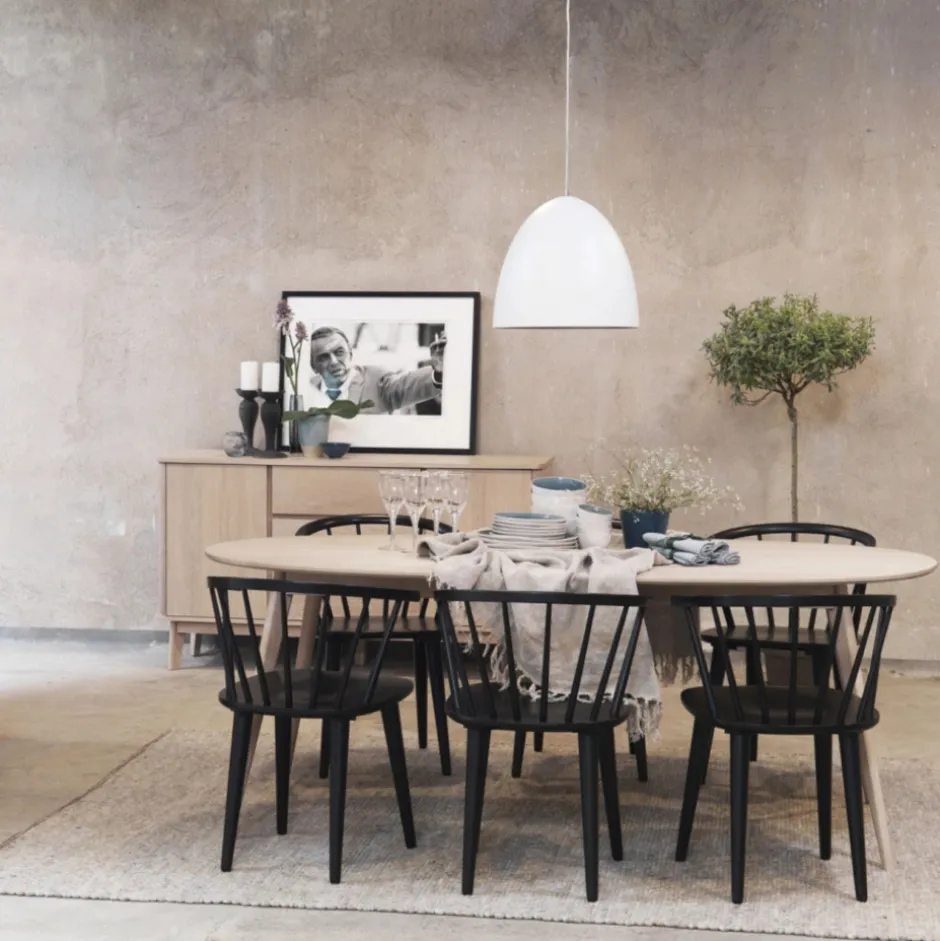 Stolar|Kök|Rowico Home Stol 'Carmen' - Svart