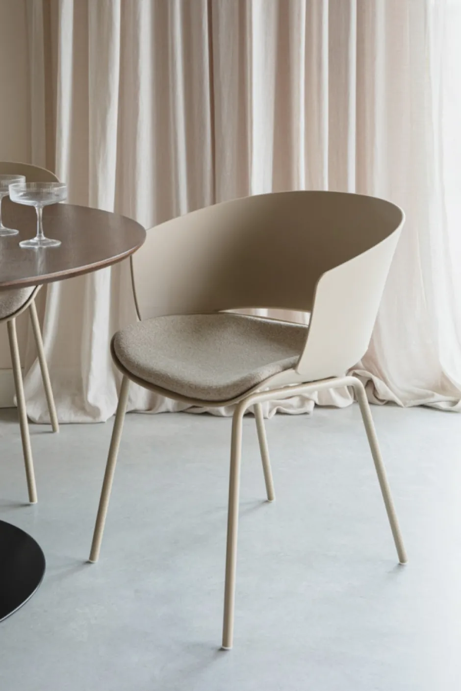 Stolar|Kök|Zuiver Stol 'Jessica' - Beige