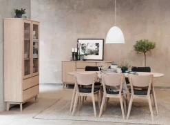 Stolar|Kök|Rowico Home Stol 'Kato' - Mörkgrå/Vitpigmenterad