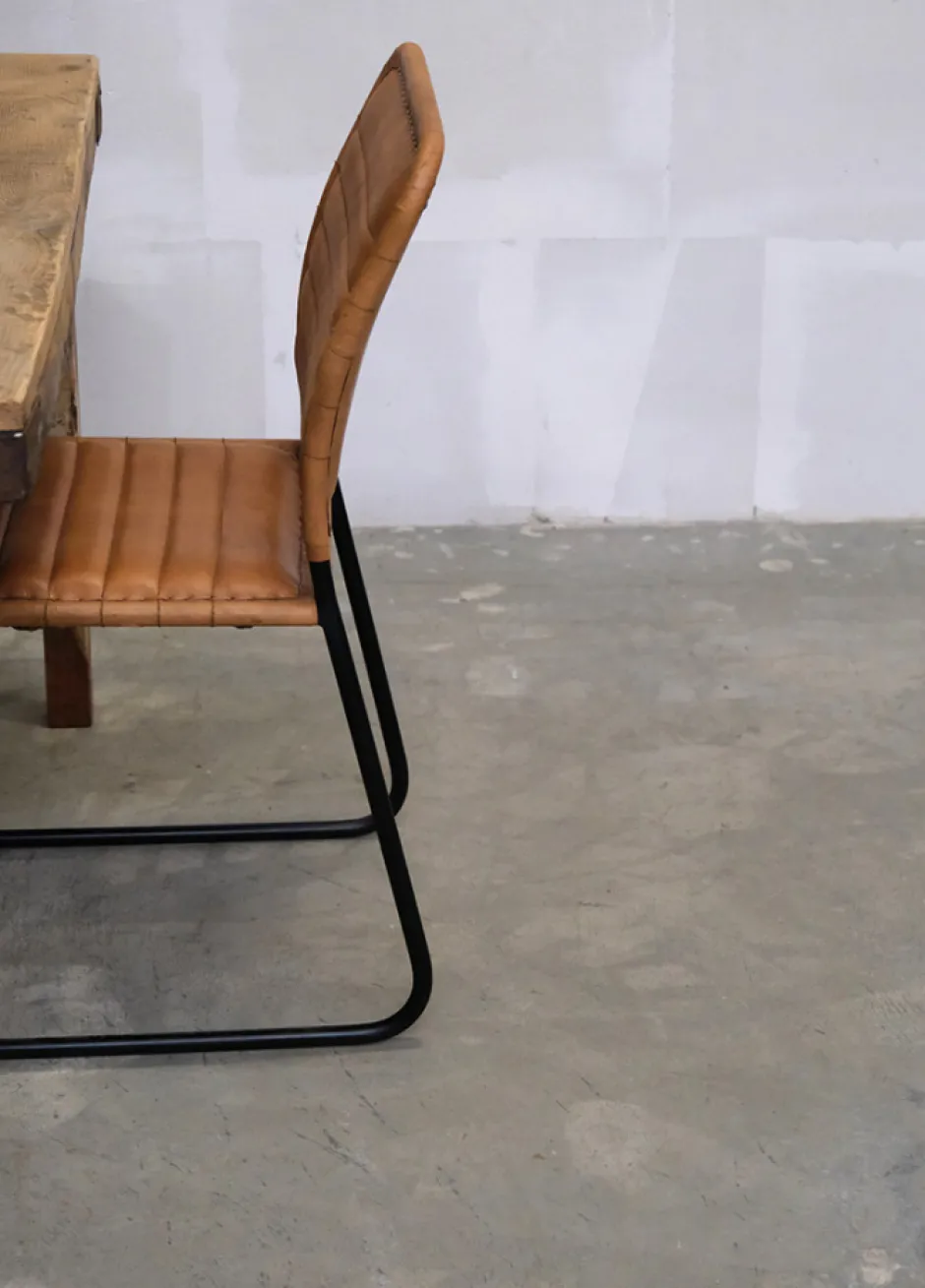 Sittmöbler|Stolar|Trademark Living Stol 'Ken' - Läder