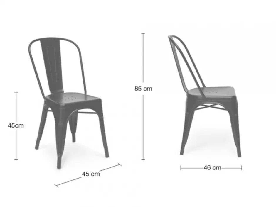 Sittmöbler|Stolar|KDESIGN Stol 'Montmartre' - Vintage vit