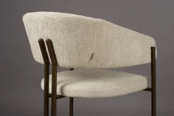 Stolar|Kök|Dutchbone Stol 'Nadia' - Beige