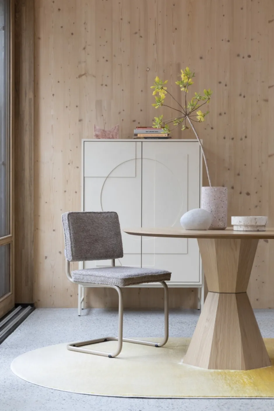 Stolar|Kök|Zuiver Stol 'Ridge Soft' - Beige