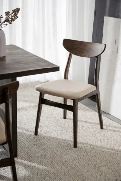 Stolar|Kök|Rowico Home Stol 'Rodham' stol - Brun/Beige