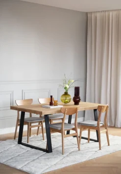 Stolar|Kök|Rowico Home Stol 'Rodharn' - Natur/Grå