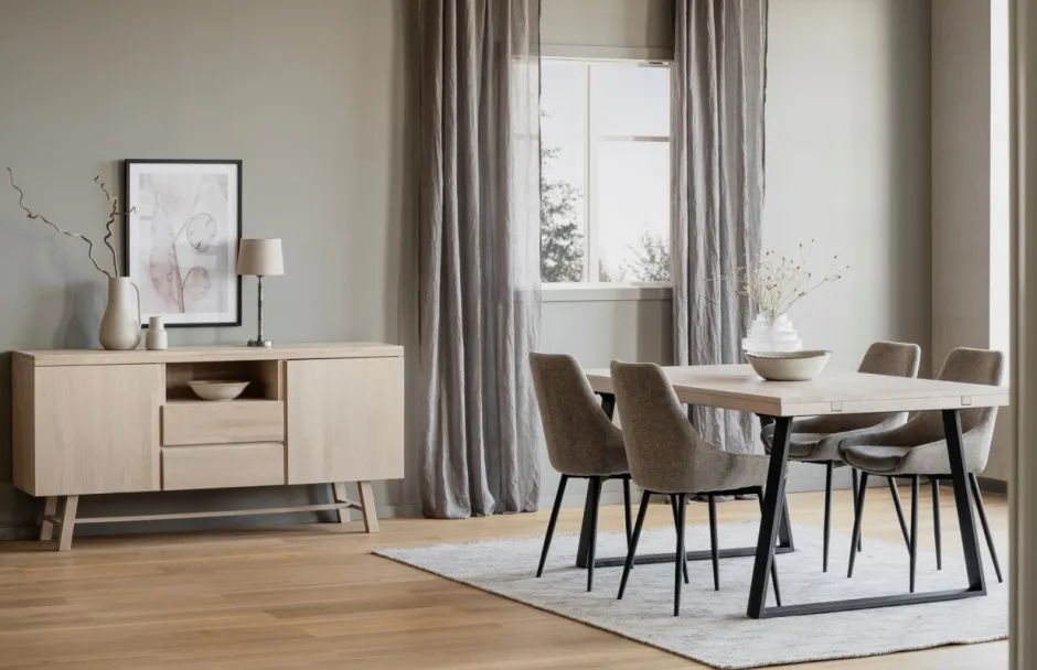Stolar|Kök|Rowico Home Stol 'Sierra' - Beige/Svart