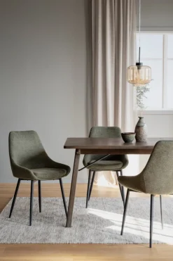 Stolar|Kök|Rowico Home Stol 'Sierra' - Grön/Svart