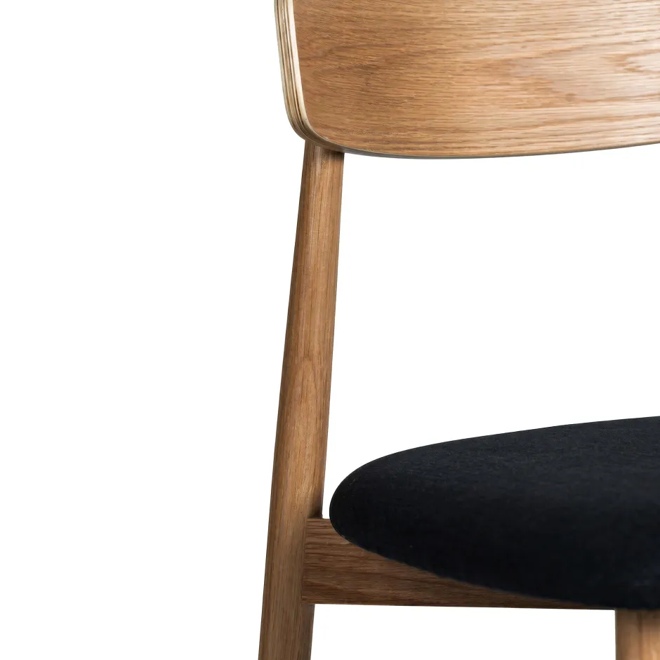 Sittmöbler|Stolar|Reforma Stol 'Ystad' - Natur/Svart