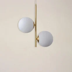 Taklampor|Lampor|Reforma Taklampa 'Creme Satin' - Mässing