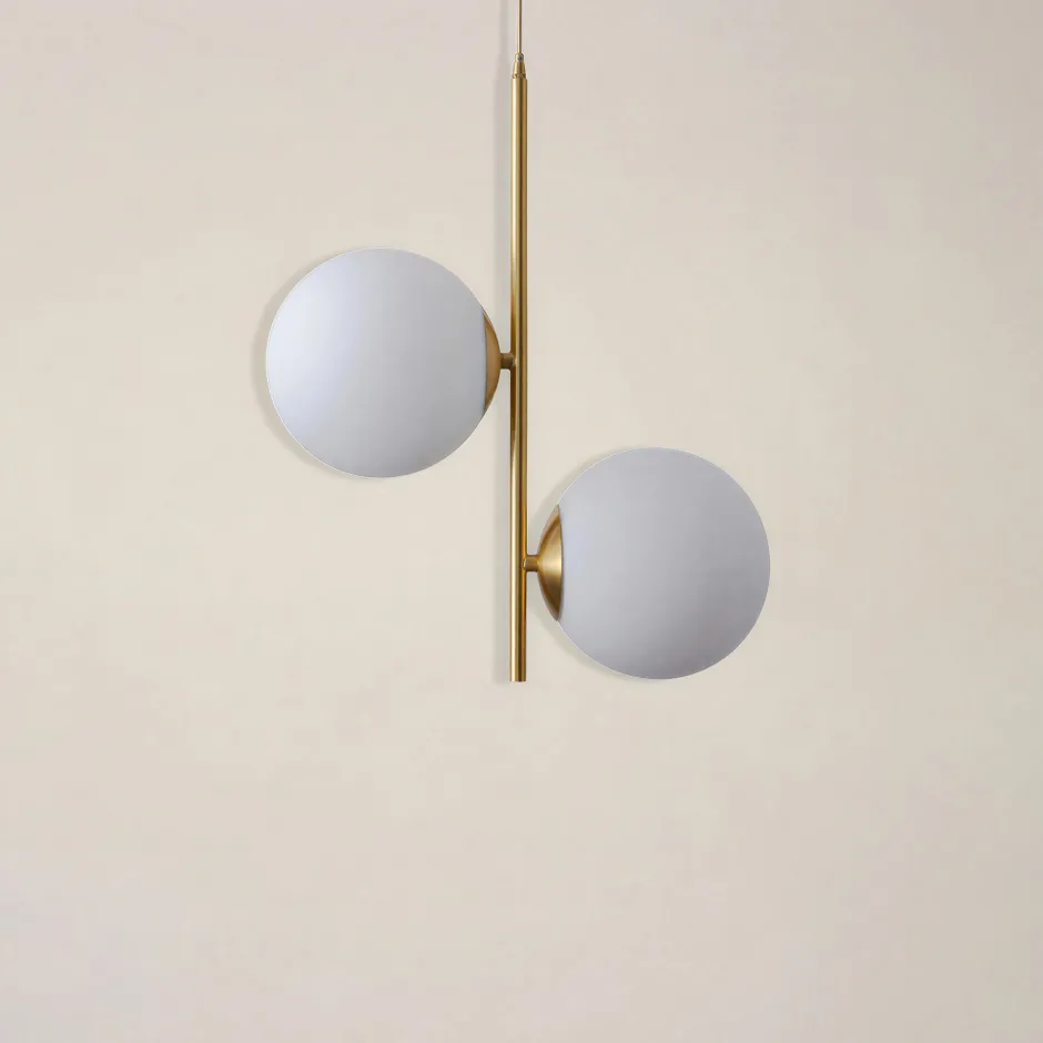 Taklampor|Lampor|Reforma Taklampa 'Creme Satin' - Mässing