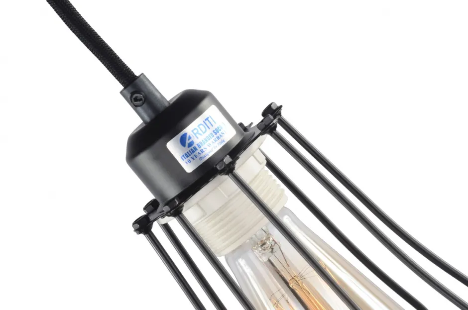 Lampor Vintage|Hall|Fair Glare Taklampa 'Marconi' - Svart