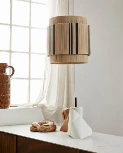 Taklampor|Hall|Nordal Taklampa 'Vinata' - Beige/Svart