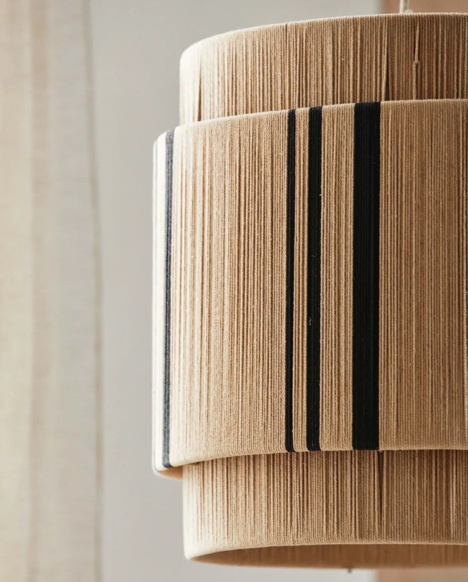 Taklampor|Hall|Nordal Taklampa 'Vinata' - Beige/Svart