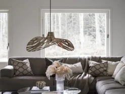 Taklampor|Lampor|PR Home Taklampa 'Wella' 81cm - Natur