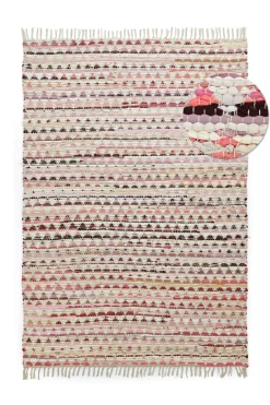 Vävda Mattor|Vardagsrum|Reforma x Trendcarpet Trasmatta 'Lindby' - Multi/rosa
