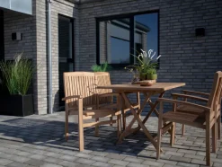 Trädgårdsbord|Uteplats|Garden Prestige Trädgårdsbord 'Oviedo' 120x80cm - Ek