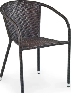 Utemöbler|Stolar Vintage|Garden Prestige Trädgårdsstol 'Midas' - Mörkbrun
