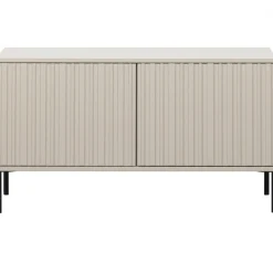 Tv-Bänkar|WOOOD TV-bänk ‘New Gravure’ 100 cm - Beige/Svart