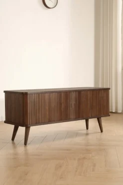 Hyllor & Förvaring|Tv-Bänkar|Reforma Tv-Bänk 'Vento' 120 cm - Valnöt