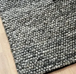 Vävda Mattor|Ullmattor|Reforma x Trendcarpet Ullmatta 'Avafors Wool Bubble' - Grå