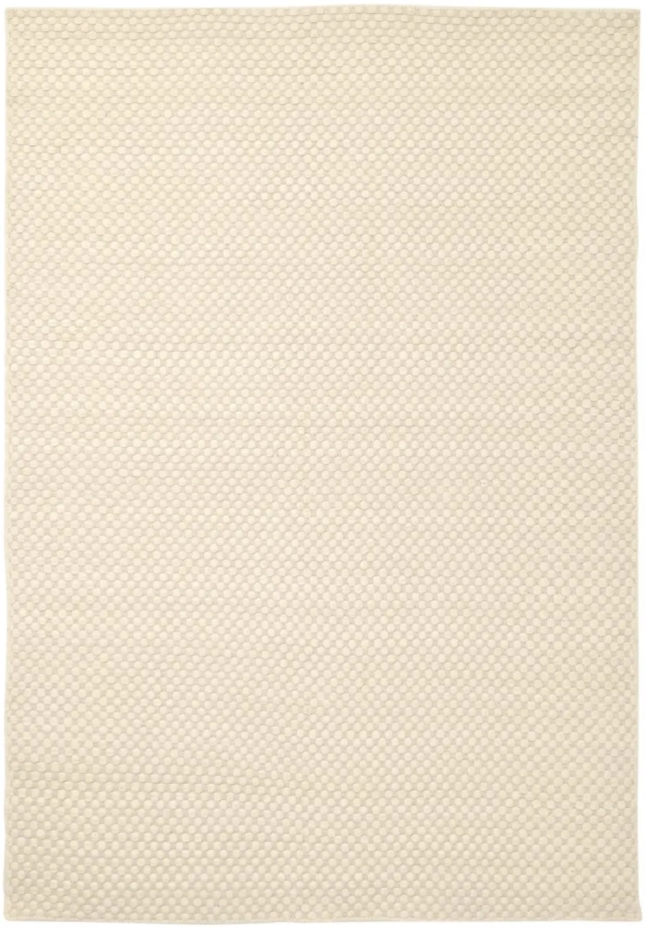Vävda Mattor|Ullmattor|Reforma x Trendcarpet Ullmatta 'Ovelia' - Beige/vit