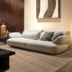 Vävda Mattor|Ullmattor|Reforma x Trendcarpet Ullmatta 'Ovelia' - Brun/vit