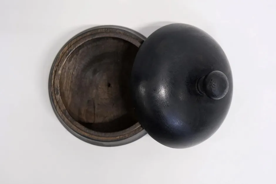 Lådor Vintage|Småförvaring|Trademark Living Vackert svart träfodral 'Ozzi' L - Trä