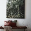 Övrig Dekoration|Svanefors Väggbonad 'Botanic' 100x127 - Grön
