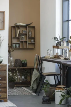 Arbetsrum|Hyllor Vintage|Ib Laursen Vägghylla 'Unique' - Återvunnet Trä/Vintage