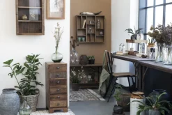 Arbetsrum|Hyllor Vintage|Ib Laursen Vägghylla 'Unique' - Återvunnet Trä/Vintage