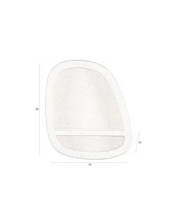 Arbetsrum|Vägghyllor|Dutchbone Vägghylla 'Veda' 1M - Beige
