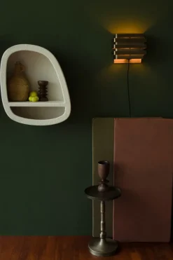 Arbetsrum|Vägghyllor|Dutchbone Vägghylla 'Veda' 1M - Beige
