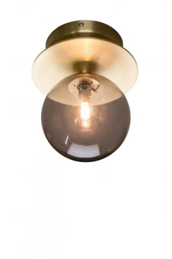 Sovrum|Vägglampor|Globen Lighting Vägglampa 'Art Deco' - Rökfärgad